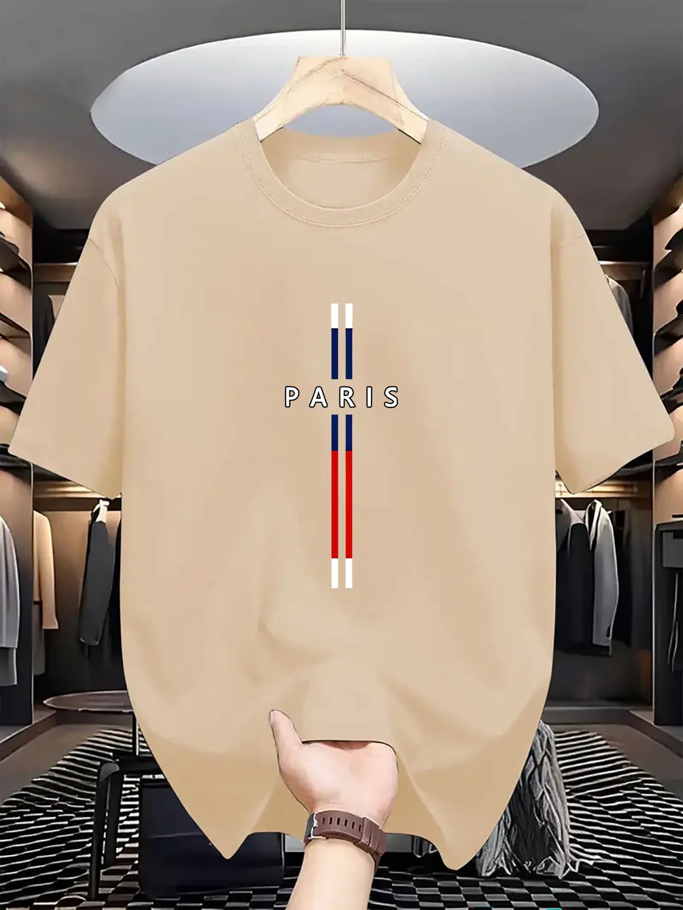 Verão masculino 100 algodão moda casual solto cor sólida multi-cor opcional esportes em torno do pescoço manga curta camiseta topo