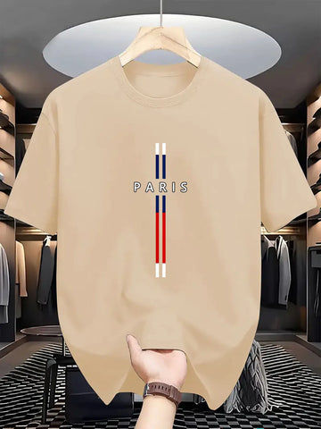 Verão masculino 100 algodão moda casual solto cor sólida multi-cor opcional esportes em torno do pescoço manga curta camiseta topo